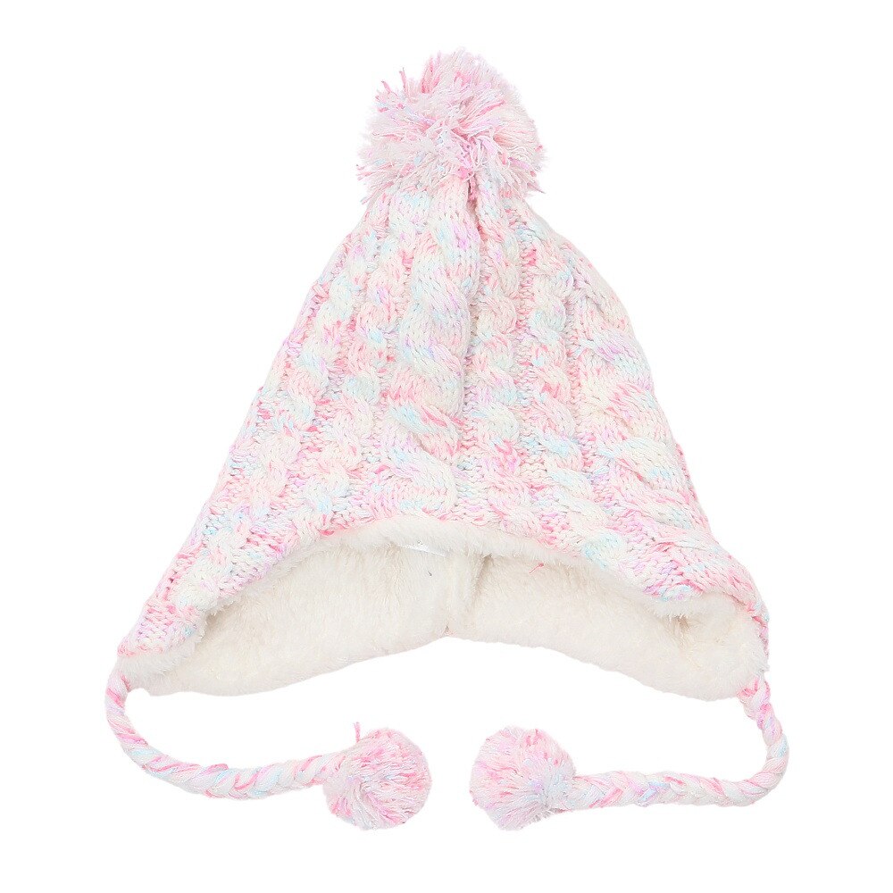  ニット帽 キッズ スキー ジュニア PEANUTS SNOOPY BONBON EAR COVER VSJB1002WH 雪遊び