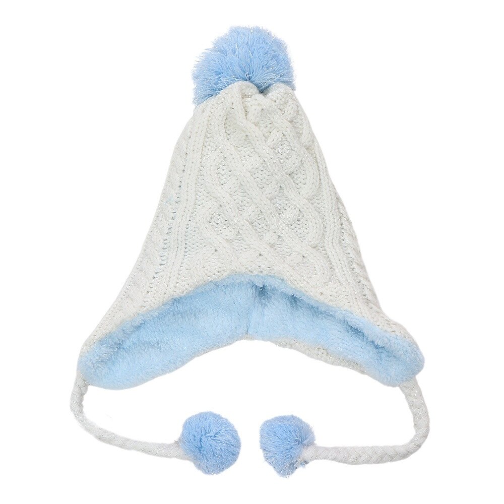  ニット帽 キッズ スキー ジュニア PEANUTS SNOOPY BONBON EAR COVER VSJB1008WH 雪遊び