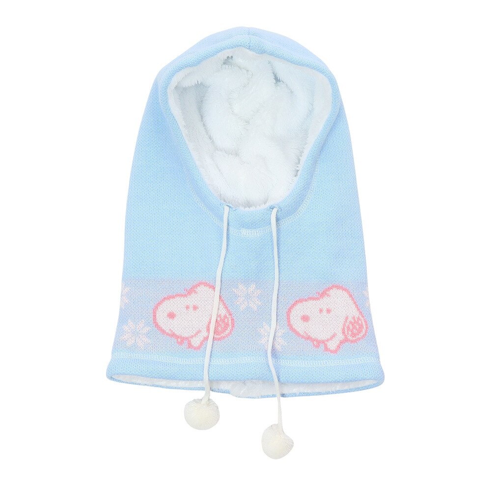  ニット帽 キッズ スキー ジュニア PEANUTS SNOOPY BONBON フードウォーマー VSJB1011SX 雪遊び