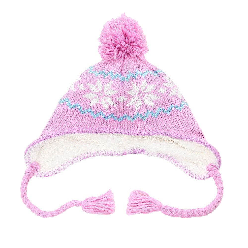  ニット帽 キッズ スキー ジュニア PEANUTS SNOOPY SNOW BONBON EAR COVER VSJB1003LA 雪遊び