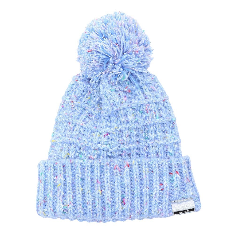  ニット帽 キッズ スキー ジュニア ポンポン ニットキャップ PSAH8HW94 LB 雪遊び