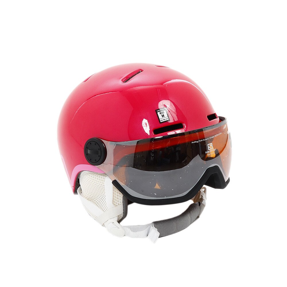 スキー スノーボード ヘルメット ジュニア キッズ スキーヘルメット グロムバイザー 399162
