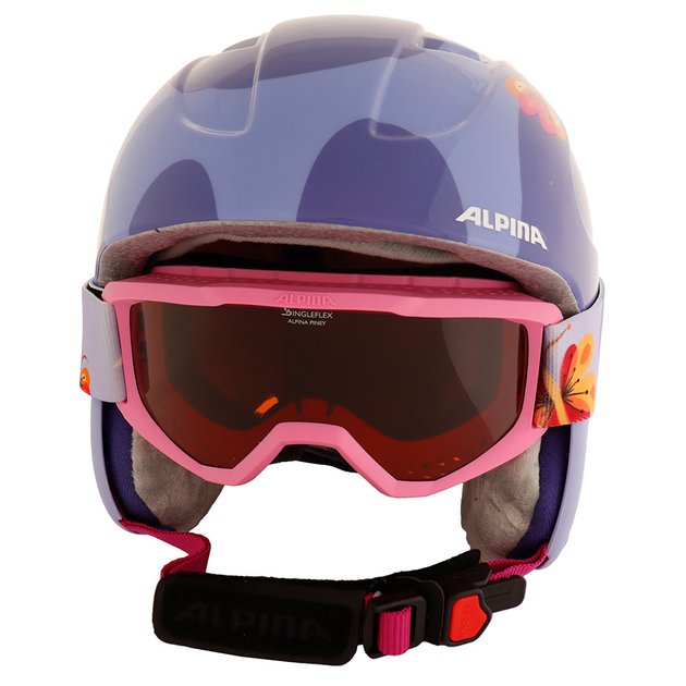 スキー スノーボード ヘルメット ジュニア キッズ スキーヘルメット Carat Set Disney 2 251 ディズニー ミニーマウス アルピナ ヴィクトリアゴルフ