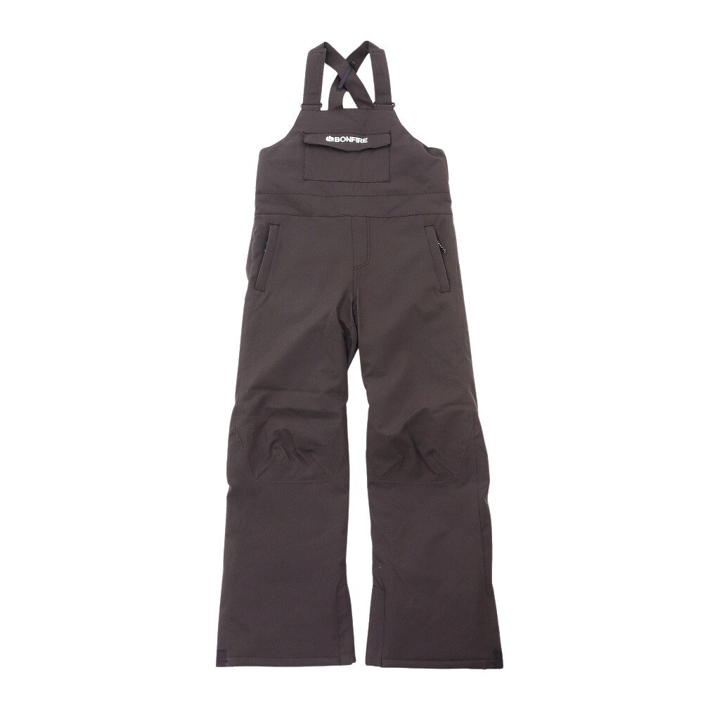  スノーウェア キッズ ボーイズ REFLACT ビブパンツ REFLACT YOUTH BIB BLACK 雪遊び ウェア