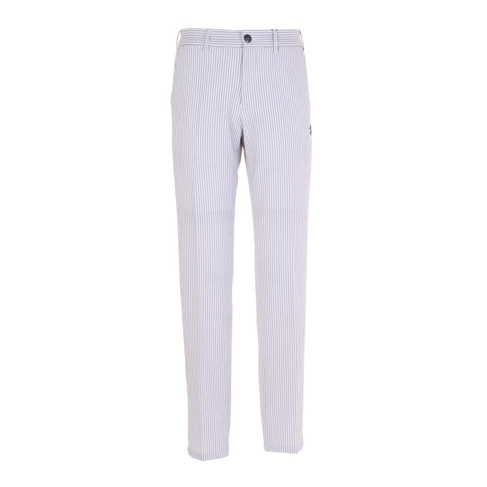  サッカーストライプ テーパードパンツ ADMA145-GRY