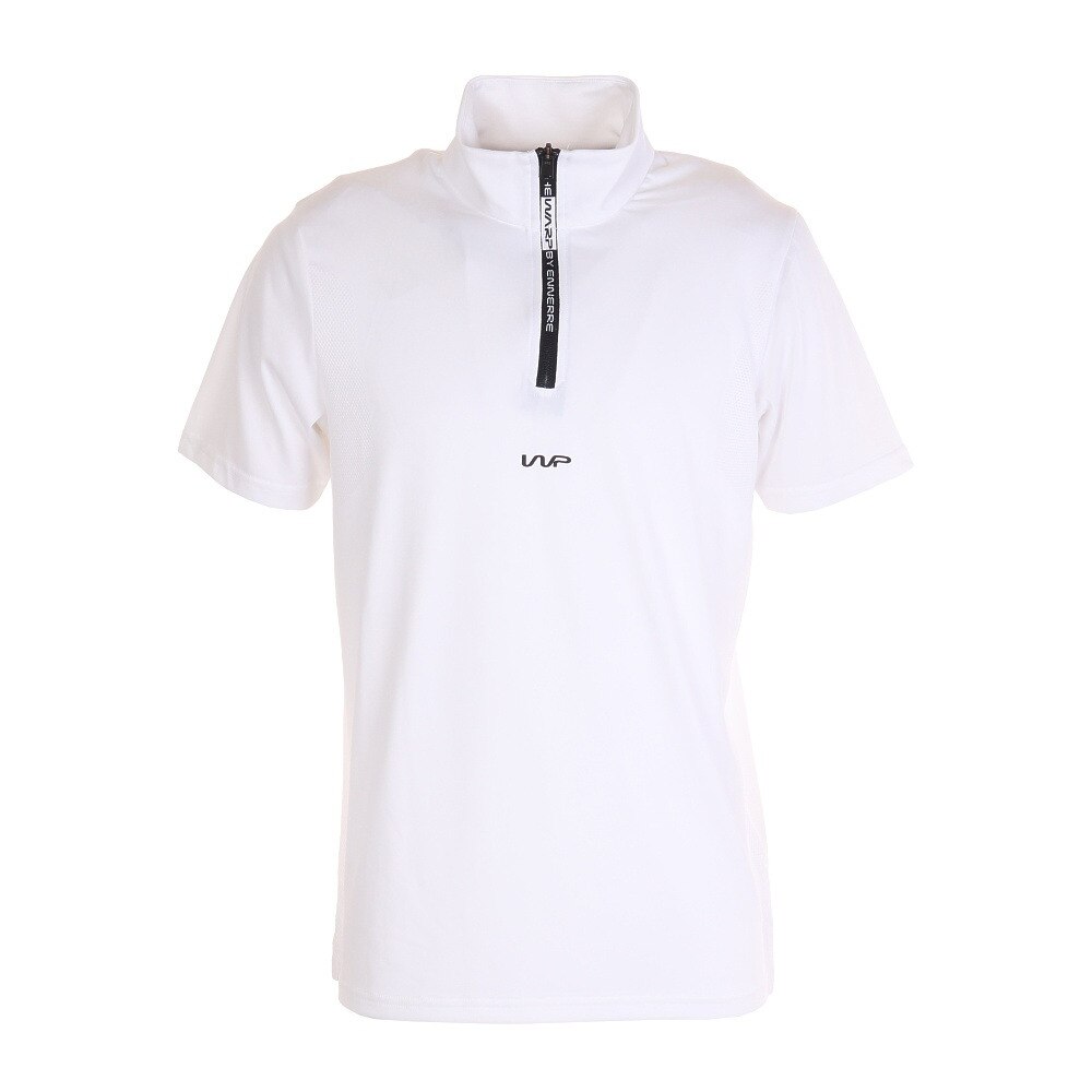  ドライ メッシュジップシャツ WB5KTG12 WHT