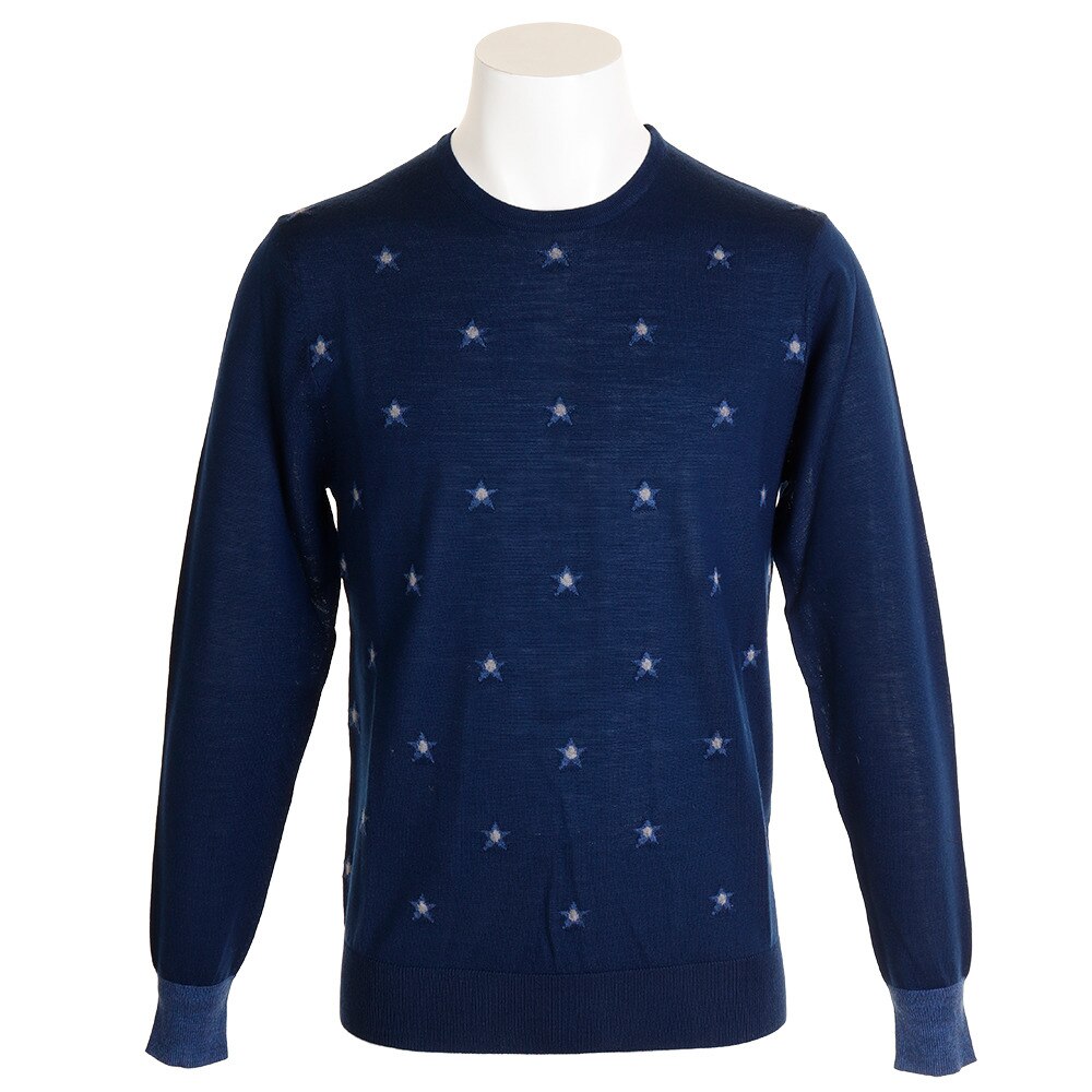  セーター STAR ROUND SWEATER DM32JJ01 NVY