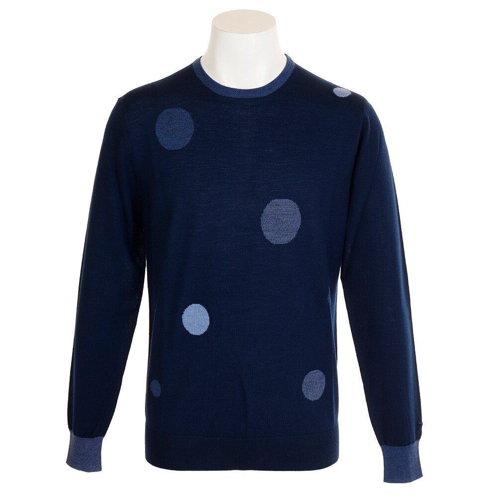  セーター POIS ROUND SWEATER DM32JJ02 NVY