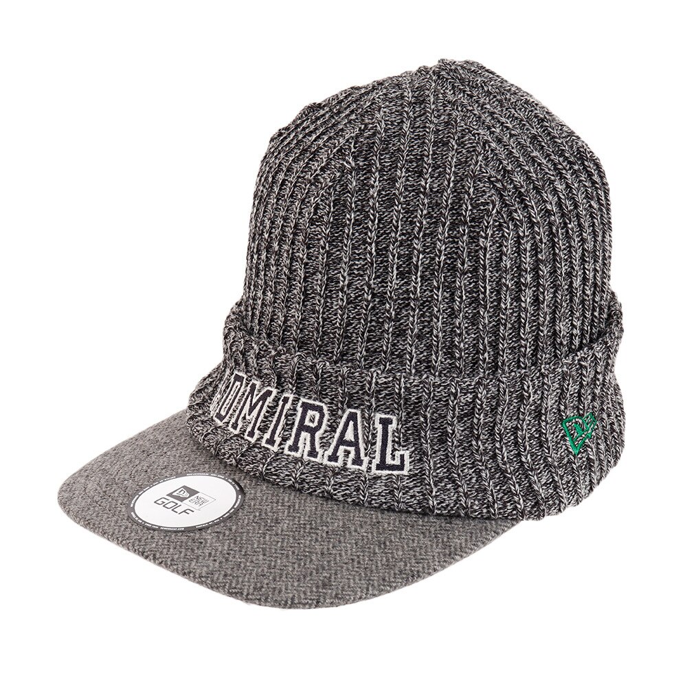  ゴルフウェア メンズ New Era コラボニットキャップ ADMB973F-GRY