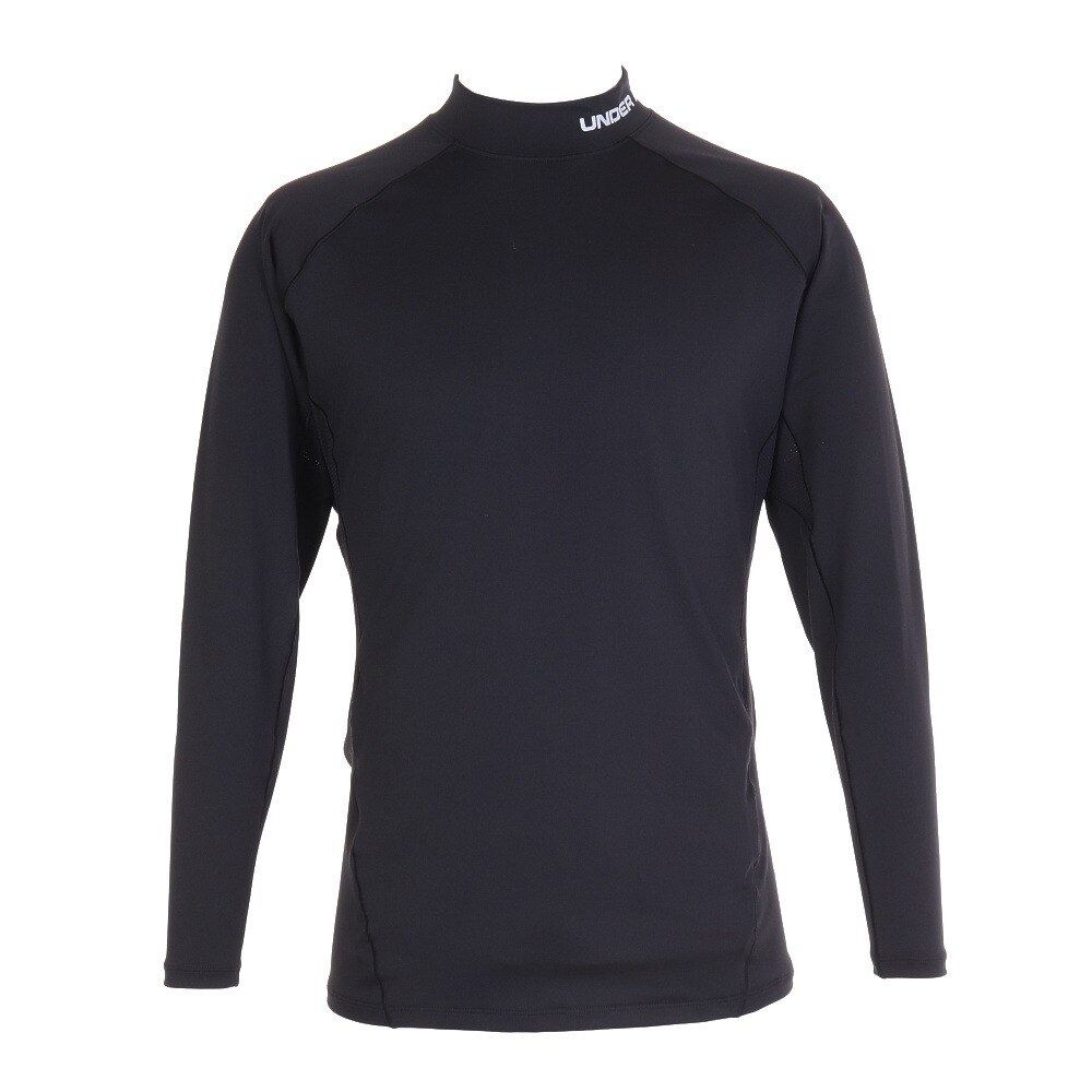  ヒートギア フィッティド ロングスリーブ モックシャツ 1353521 BLK/MGA GO