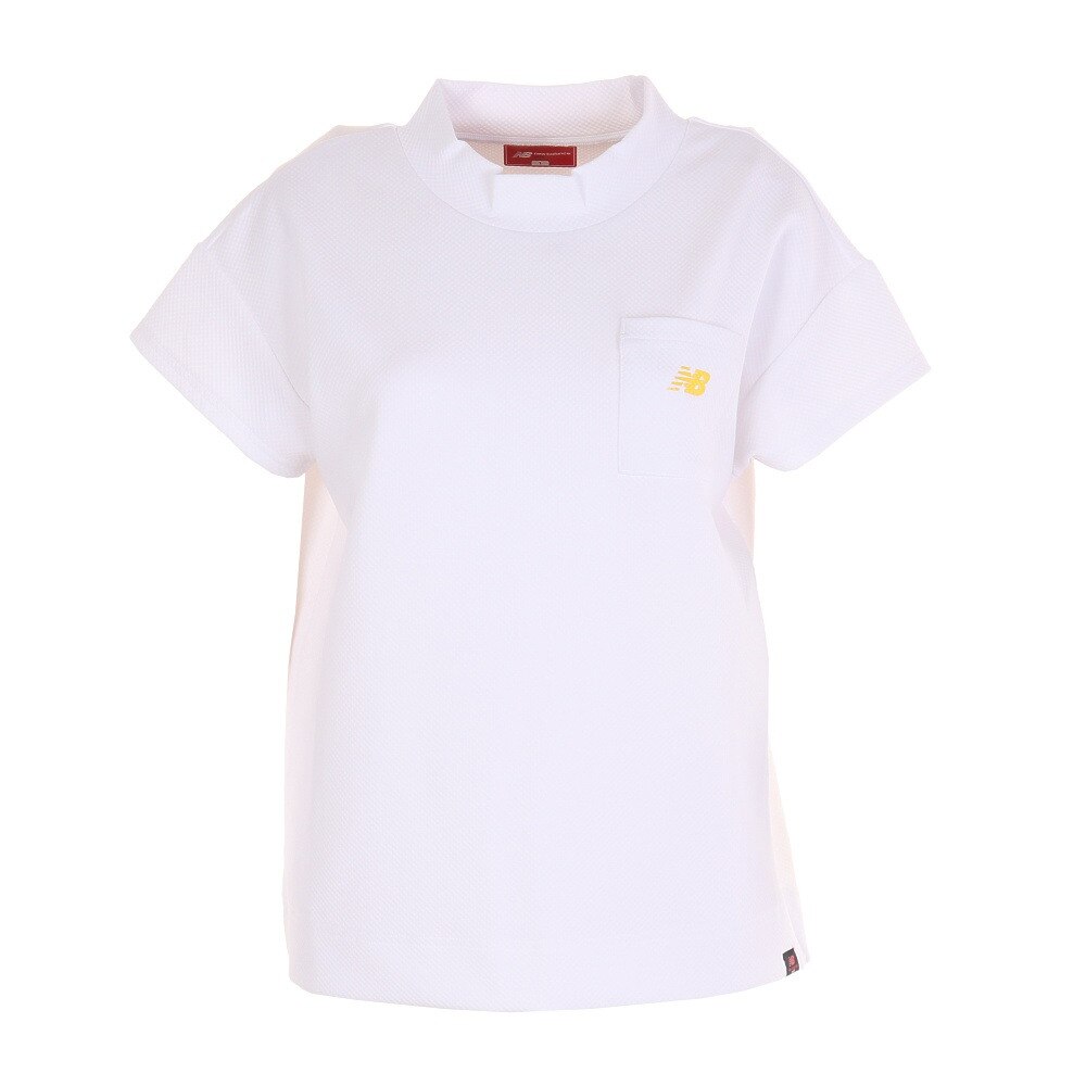  ショートスリーブモックネックプルオーバー 012-1166509-030