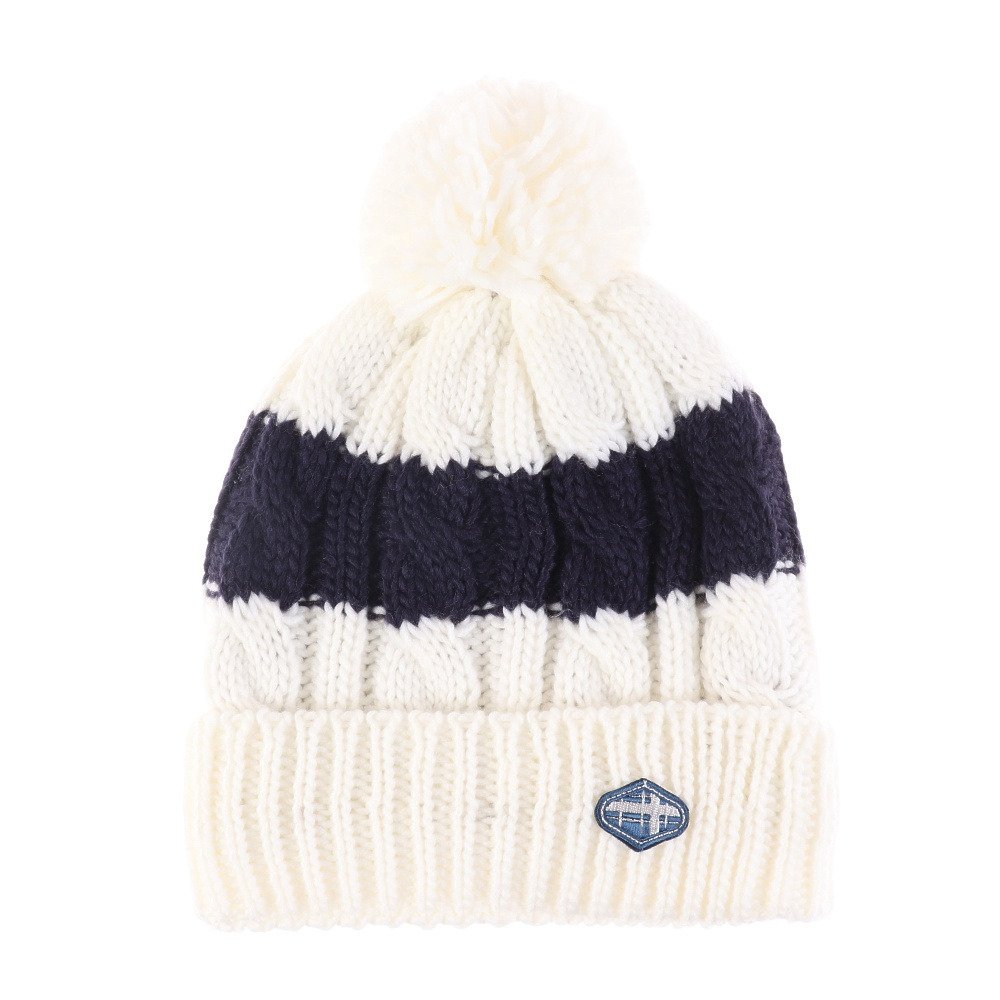 ケーブルニット帽 裏ボアフリース Fd5jfa05 Wht フィドラ ヴィクトリアゴルフ