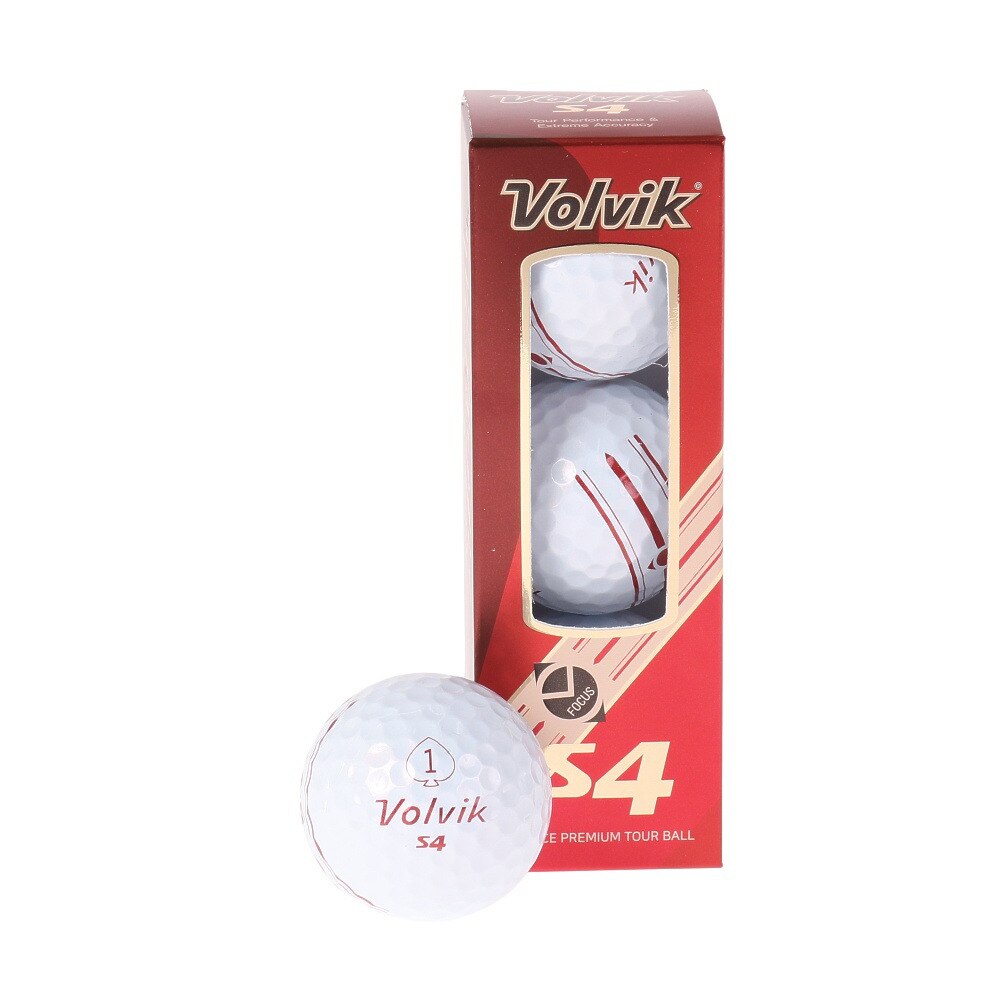 ゴルフボール New S4 3個入り 21 Sl Wht ボルビック ゴルフ用品はヴィクトリアゴルフ