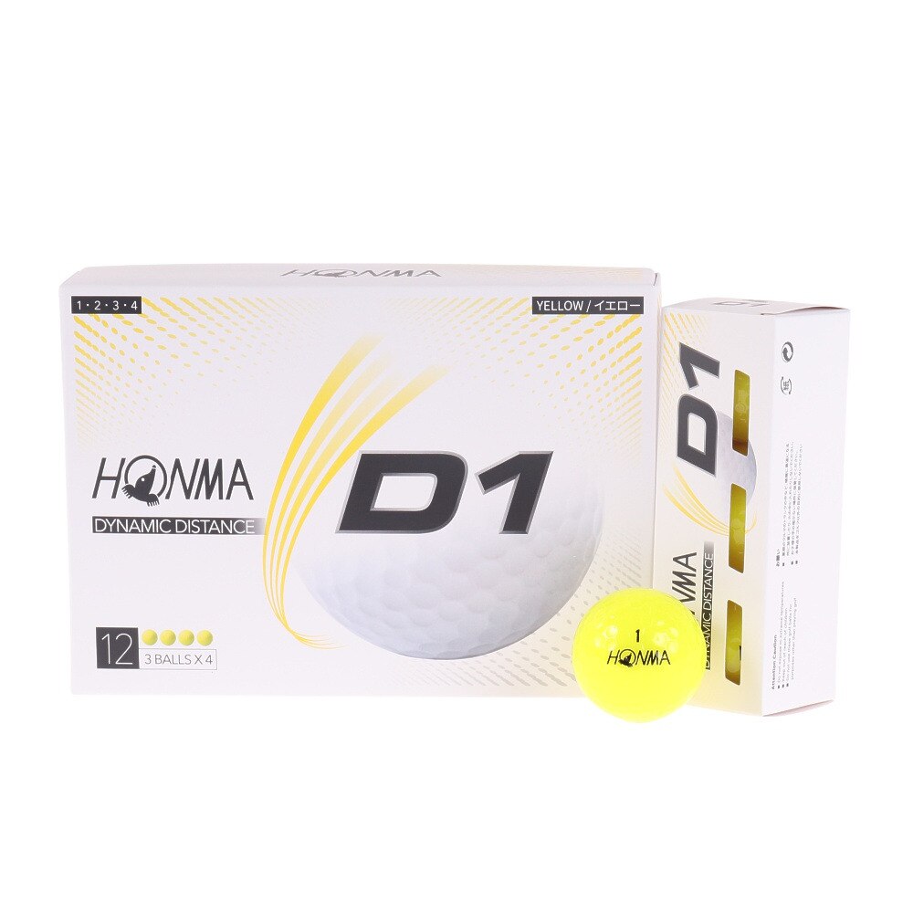 D1ボール 1ダース 12個 Bt01l Ye 本間ゴルフ スーパースポーツゼビオ D1ボール 1ダース 12個 Bt01l Ye 本間ゴルフ スーパースポーツゼビオ