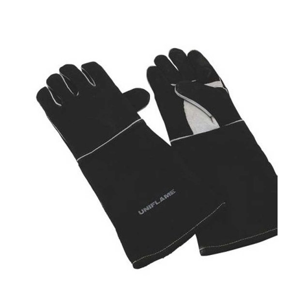 バーベキュー用品 キャンプ用品 キャンプグローブ ロング ブラック ユニフレーム ヴィクトリアゴルフ