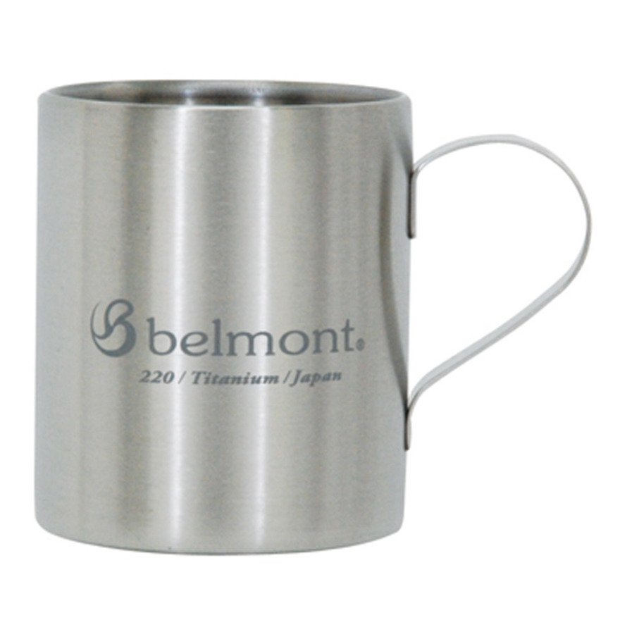 ベルモント Belmont チタンダブルマグ 2 Logo Bm 309 キャンプ バーベキュー マグカップ ベルモント エルブレス