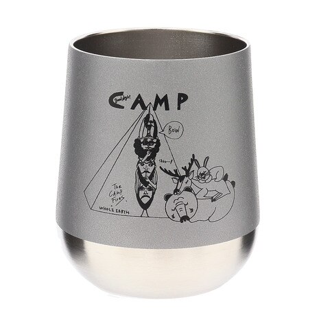 カップ マグカップ キャンプ good night campタンブラー WE2KFZ06 GRY BBQ画像