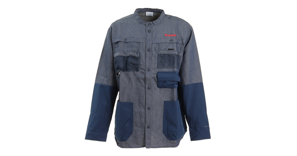 ツキャノンアイル 長袖シャツ Pm0058 425 コロンビア ヴィクトリア