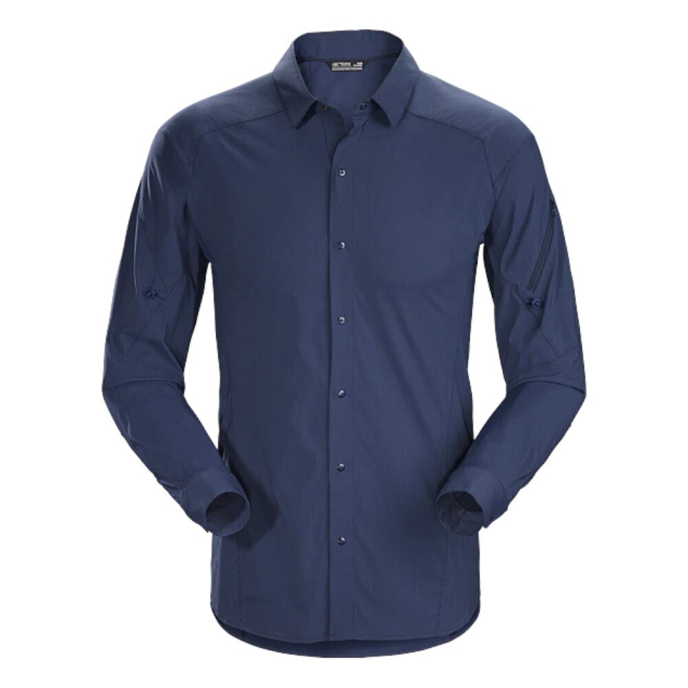  半袖シャツ  長袖 イラオ LS シャツ L07320500-Cobalt Moon