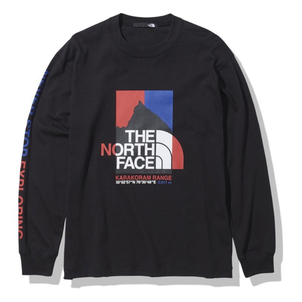  長袖Tシャツ ロンT ロングスリーブカラコラムレンジティー NT32131 K
