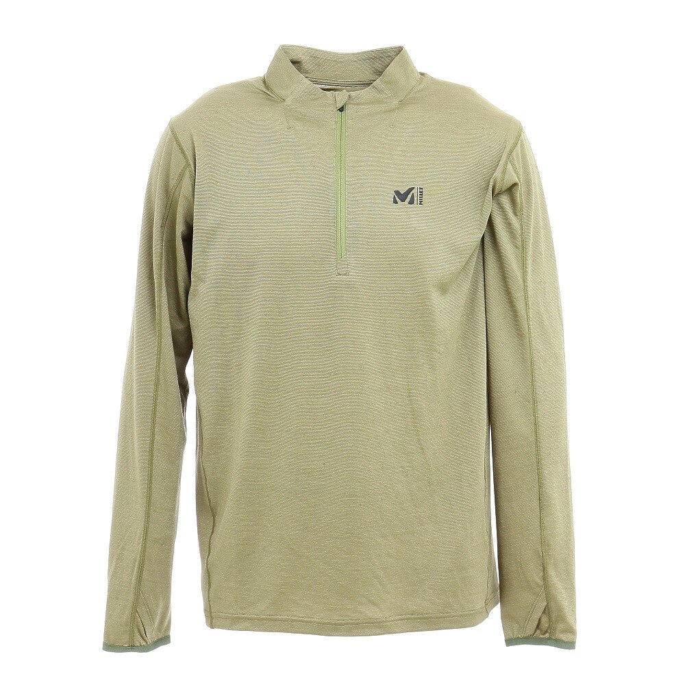  長袖Tシャツ ロンT クータイ ウール ジップ ロングスリーブシャツ MIV01666-8781