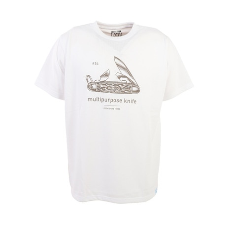 速乾プリントTシャツ MULTIPURPOSE KNIFE 2002010-WHITE画像