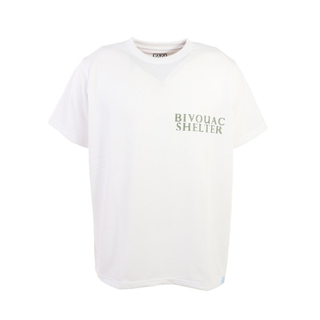 速乾プリントTシャツ BIVOUAC SHELTER 2002014-WHITE画像