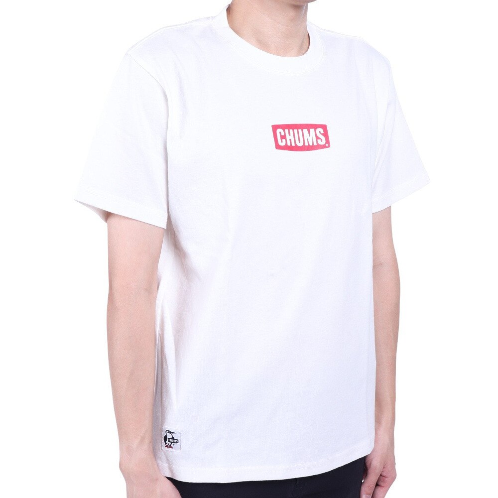 ミニチャムスロゴ 半袖tシャツ Ch01 17 W001 チャムス エルブレス ミニチャムスロゴ 半袖tシャツ Ch01 17 W001 チャムス エルブレス