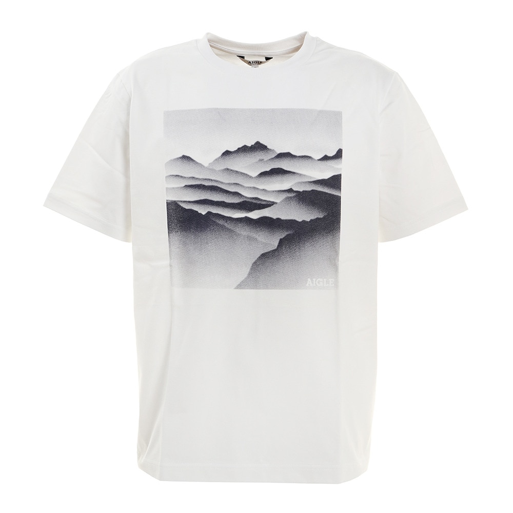  吸水速乾 ランドスケープ グラフィック Tシャツ ZTH074J-111