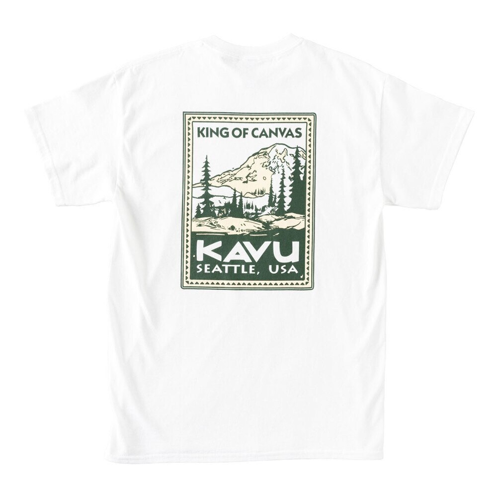  スタンプ半袖Tシャツ 19821430-GRN