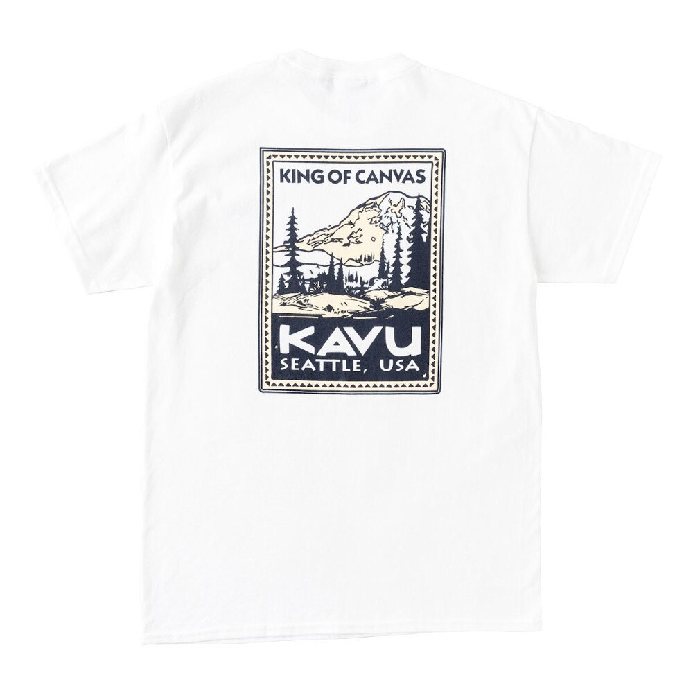  スタンプ半袖Tシャツ 19821430-NVY