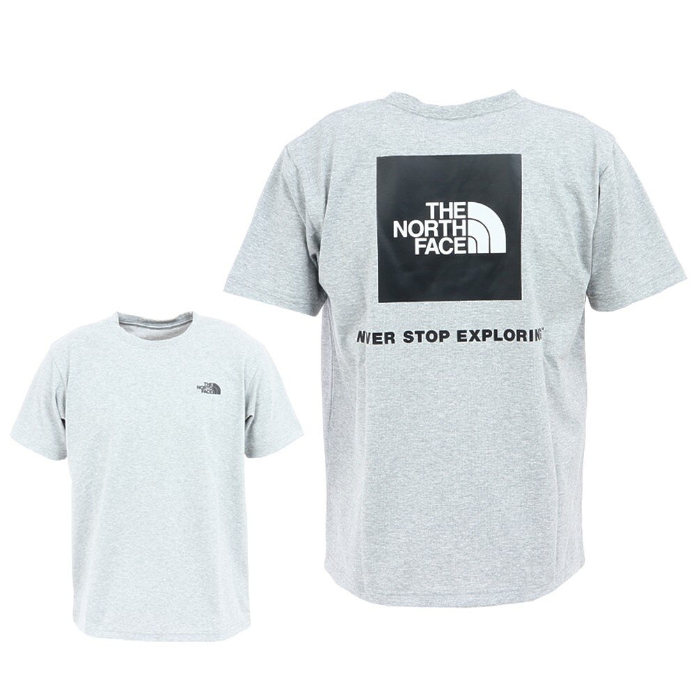  ショートスリーブバックスクエアーロゴTシャツ NT32144 Z