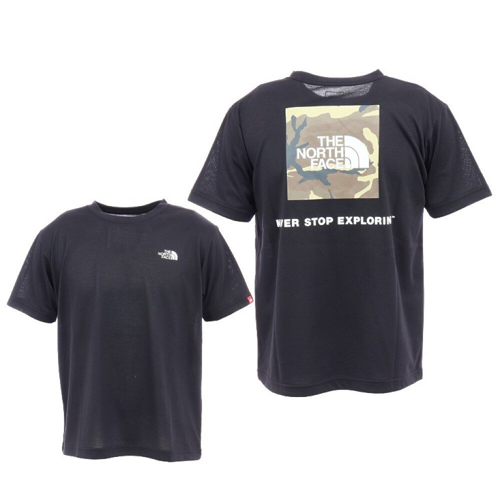  ショートスリーブスクエアカモフラージュTシャツ NT32158 K