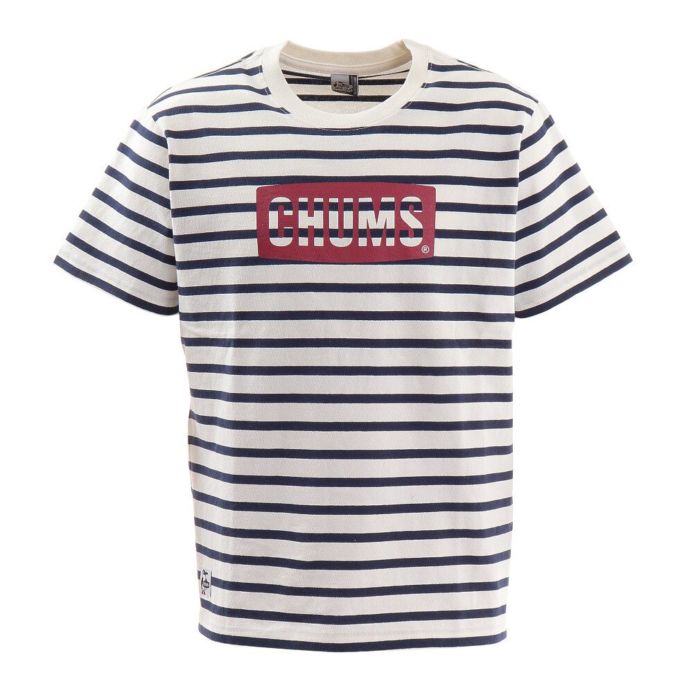  チャムスロゴ 半袖Tシャツ CH01-1833-W064