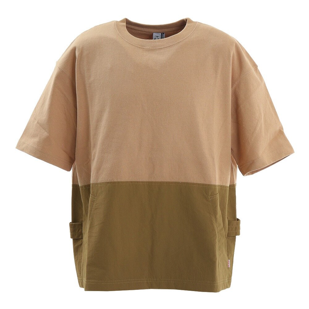  ヘビーウエイト バックサイド ユーティリティ ポケット 半袖Tシャツ CH01-1842-B052