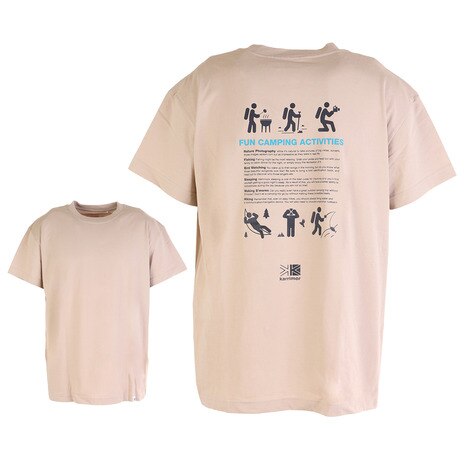 キャンプ ピクト 半袖Tシャツ 101241-05A0の画像
