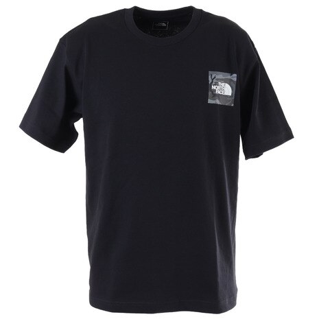 半袖Tシャツ ショートスリーブ ボックスカモフラージュロゴTシャツ NT321004X K画像