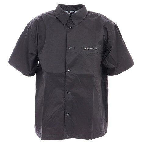 レインコート レインウエア 雨具 WP3L ショートスリーブシャツ BIJ92206 BLACKレインウェア 防災画像