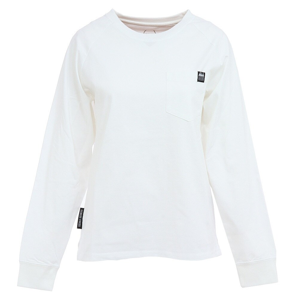  長袖Tシャツ ロンT 7days ロングスリーブTシャツ 20944633-00.WHT