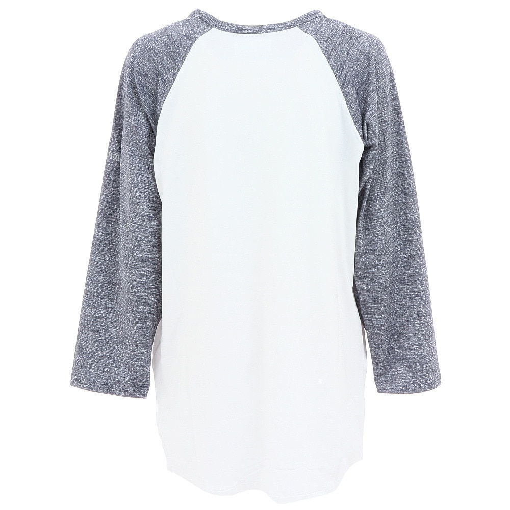 ジュニア 長袖Tシャツ ロンT アウトドアエレメンツ3/4ショートスリーブシャツ AY0009 101｜コロンビア