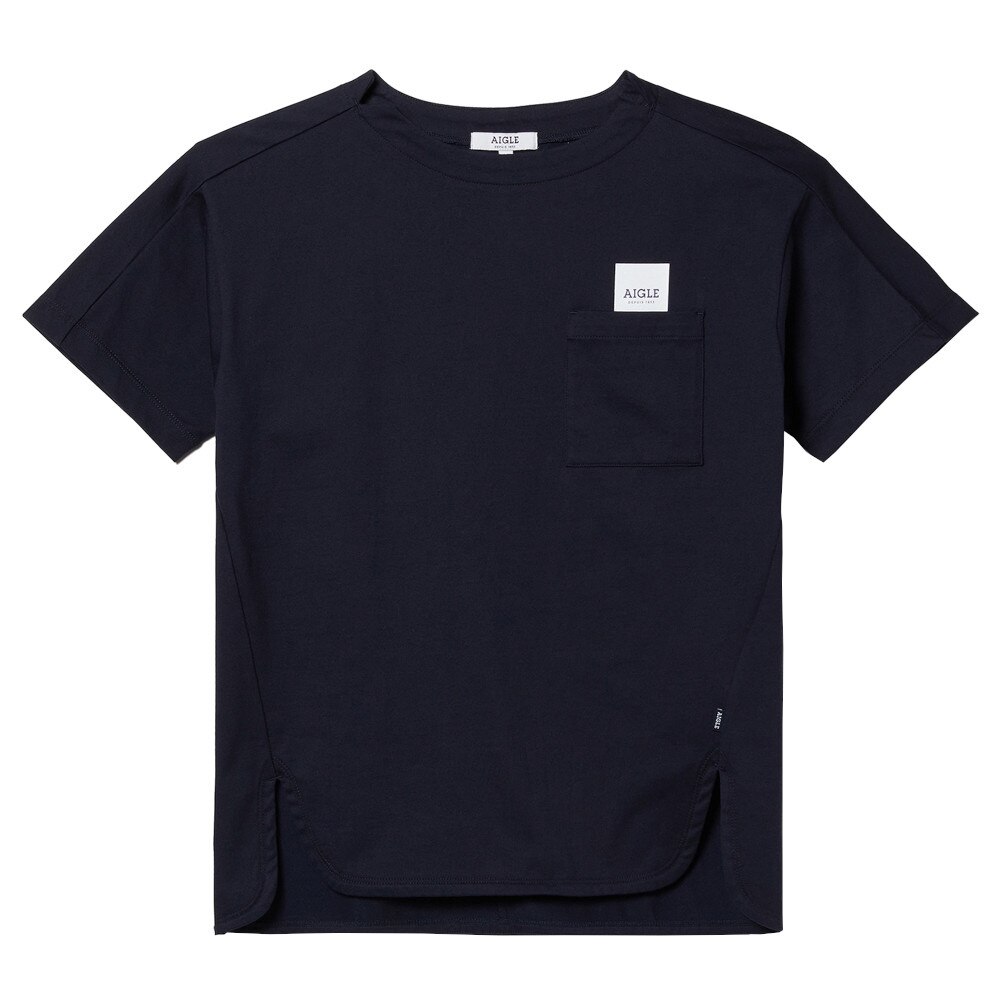 吸水速乾 デザインポケット ロゴ Tシャツ ZTF071J-716