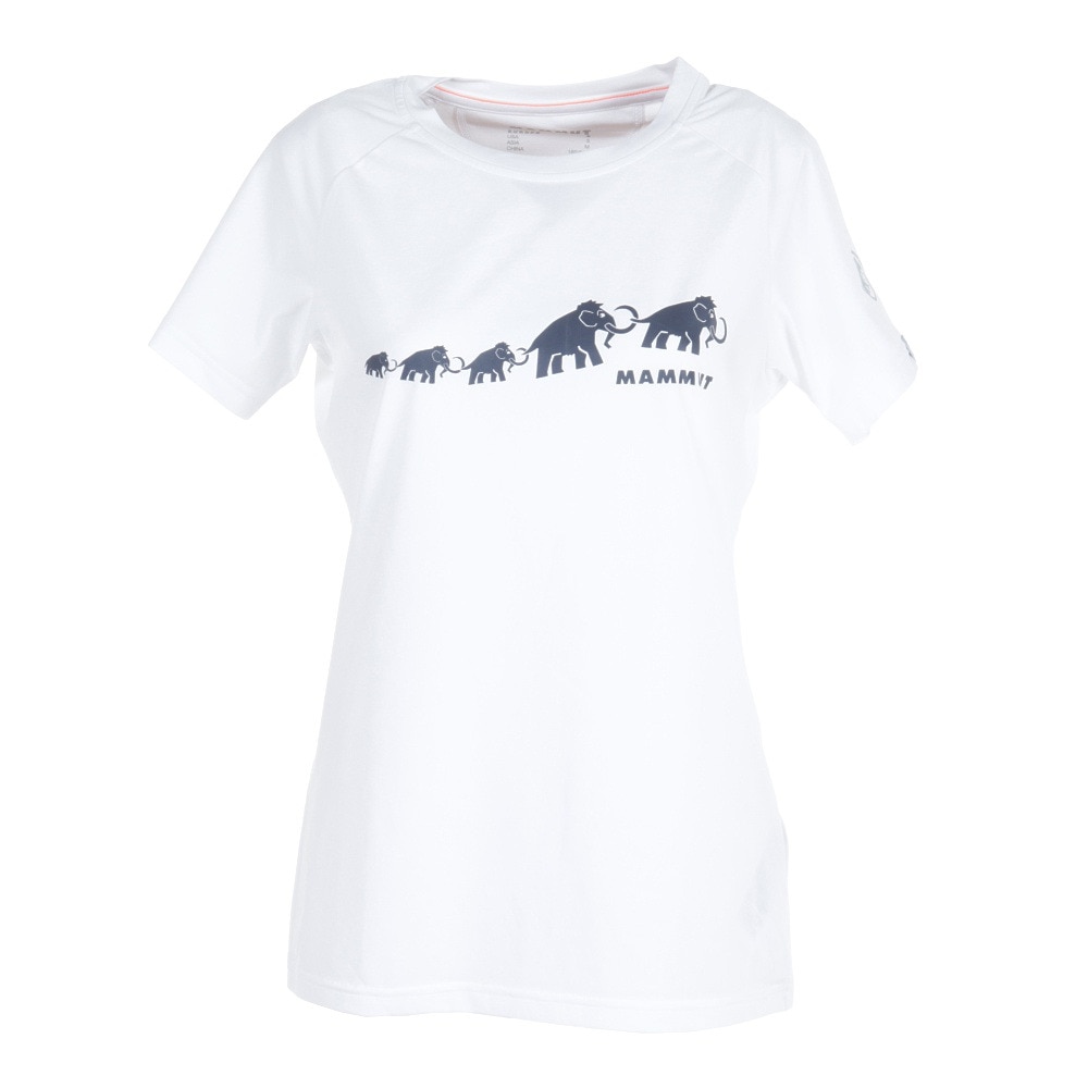  半袖Tシャツ QD ロゴプリントTシャツ 1017-02021-00473