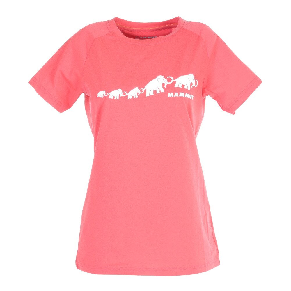  半袖Tシャツ QD ロゴプリントTシャツ 1017-02021-3666