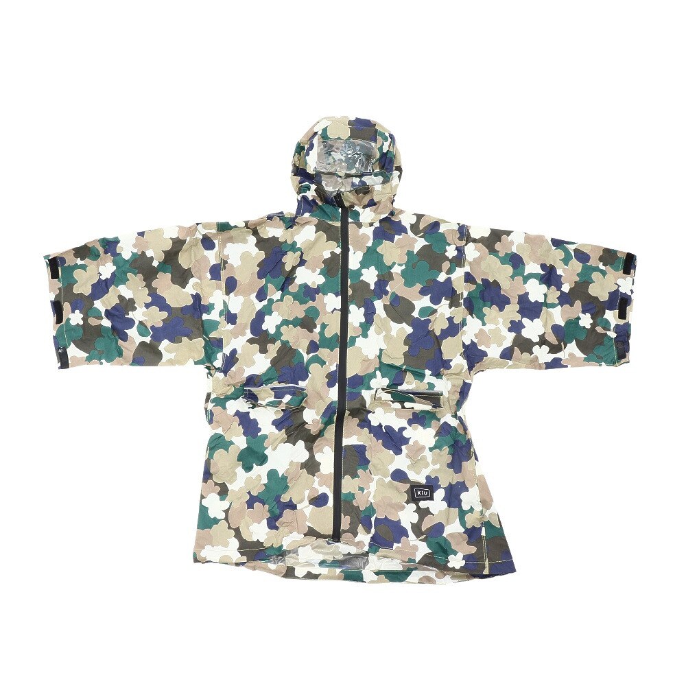 ジュニア ビニールポンチョ 雨具 スリーブレインポンチョフォー K71-141