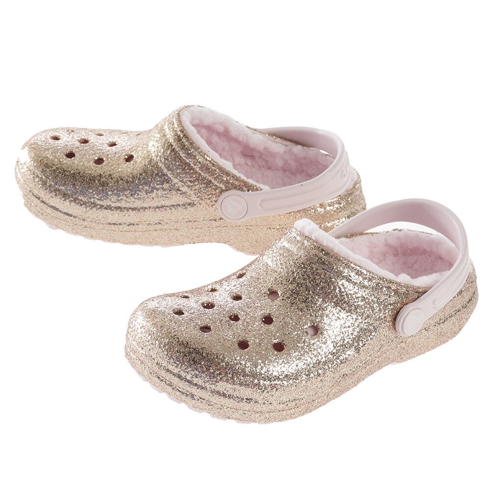  ジュニア Classic Glitter Lined Clog 205937-2UB