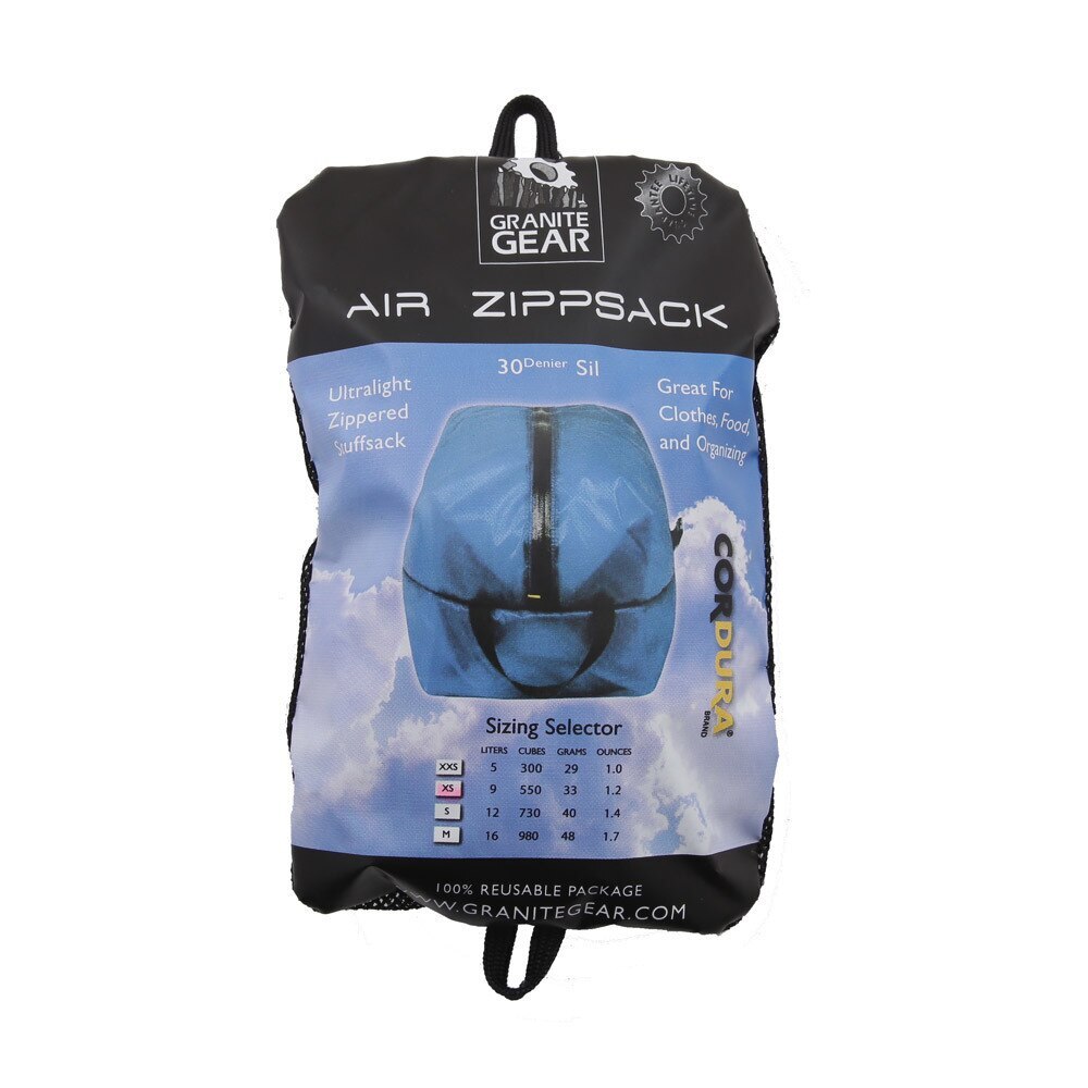 エアジップサック Air Zipsack 9l レモンライム グラナイトギア エルブレス