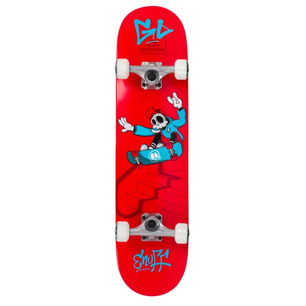  スケートボード コンプリートセット 子供 SKULLY ENU2100 RED