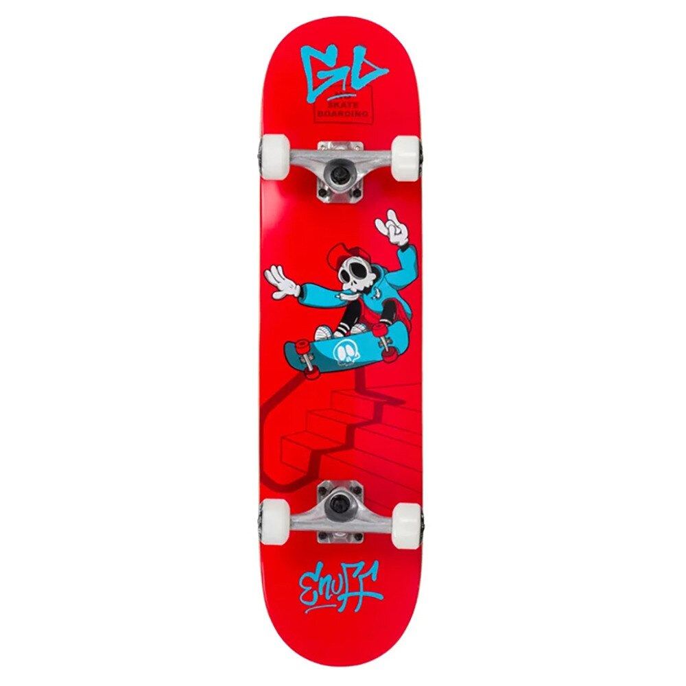  スケートボード コンプリートセット 子供 SKULLY MINI ENU2150 RED