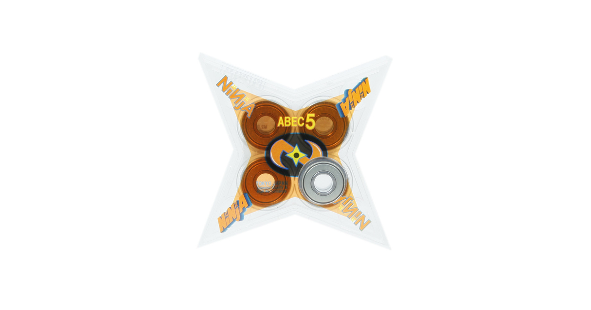 Abec5 Skateboard Bearing スケートボードベアリング スターケース オイルタイプ 8個入り ニンジャ スーパースポーツゼビオ Abec5 Skateboard Bearing スケートボードベアリング スターケース オイルタイプ 8個入り ニンジャ スーパースポーツゼビオ
