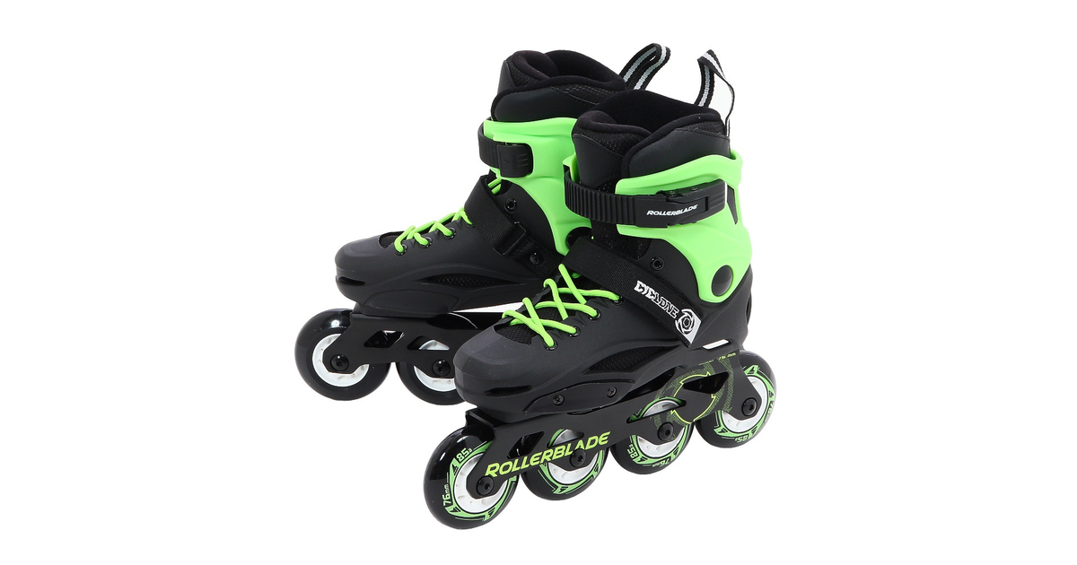 ローラーブレード Cyclone 078478009c5 Black Acid Green ローラーブレード スーパースポーツゼビオ